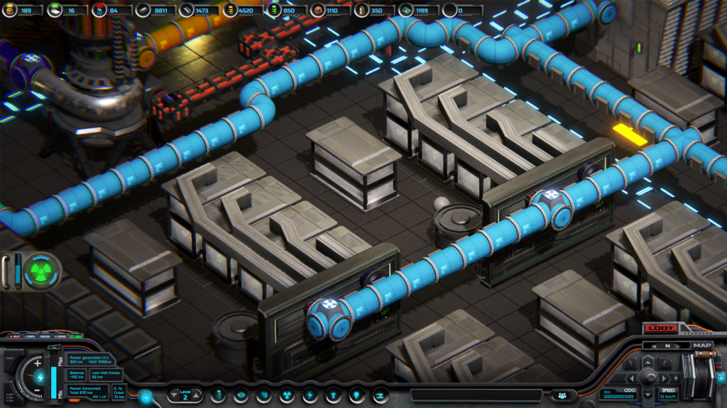 Nuclear Crawler — reactor deck