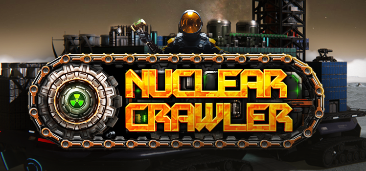 Nuclear Crawler — key art of the crawler in a blizzard