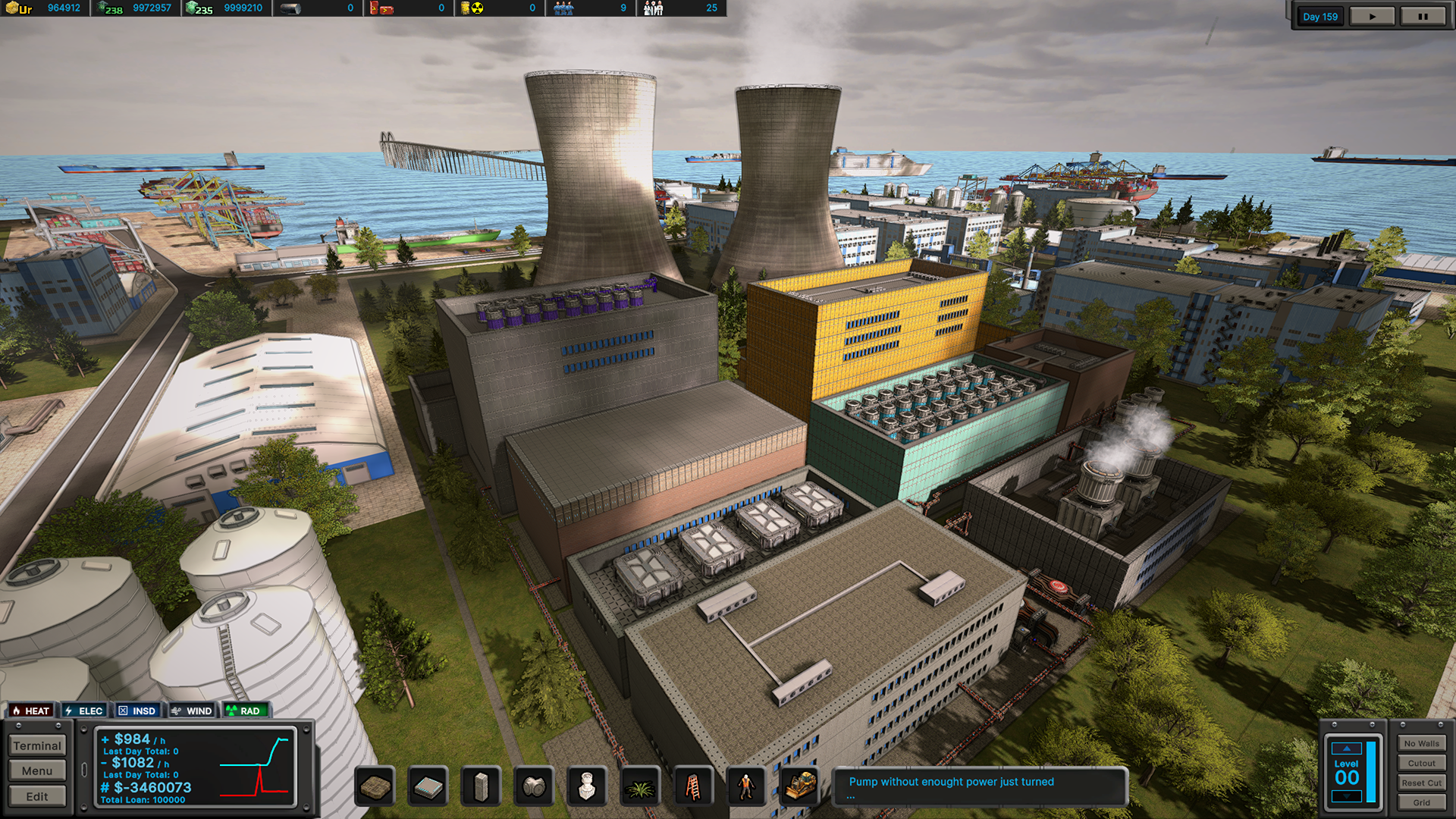 Nuclear Engineer Tycoon — offshore expansion and automated factories