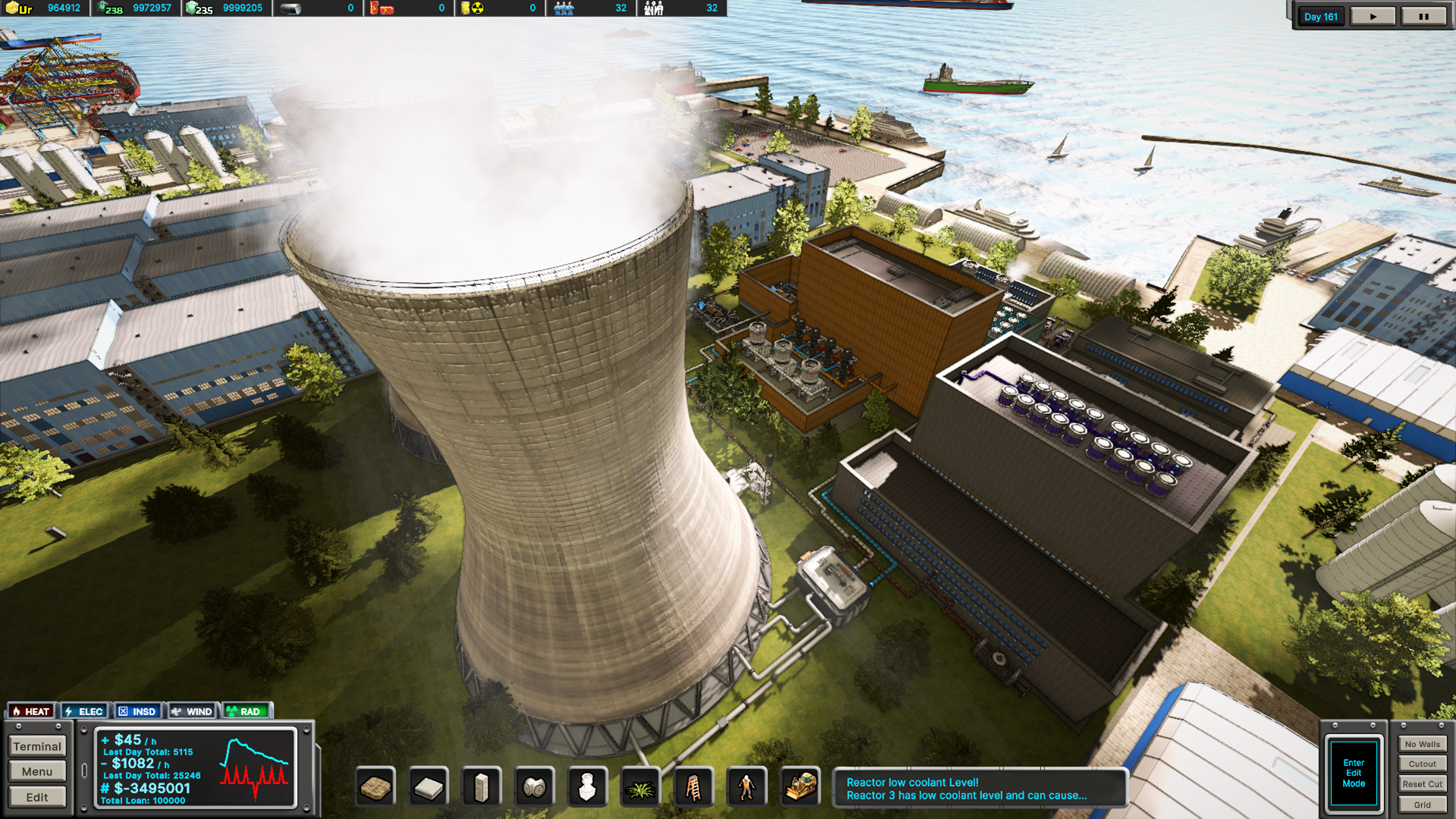 Nuclear Engineer Tycoon — maintenance and diagnostics