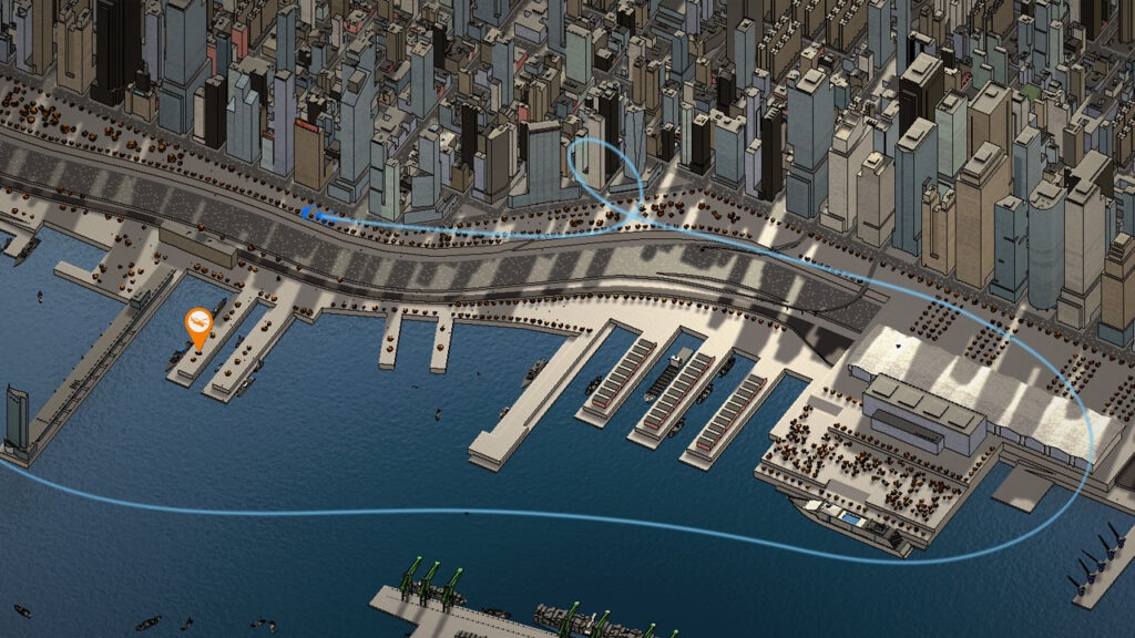 Infinite Skyline — helicopter close-up